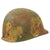 Original U.S. WWII M1 Paratrooper Liner by INLAND with Period Applied Camouflage Scheme Original Items