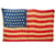 Original U.S. Spanish American War 45 Star Wool National Flag - 66” x 106” Original Items