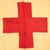 Original U.S. WWI Red Cross Medic Cloth Flag with Halyard - 17½” x 28” Original Items