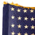 Original U.S. WWII Ceremonial 48 Star Cotton Fringed National Flag - 53 x 68” Original Items
