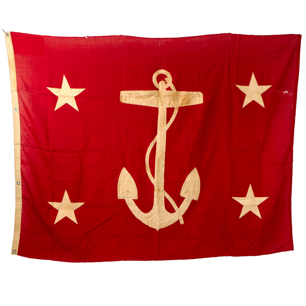Original U.S. WWII Undersecretary of the Navy Flag Carried on USS Anacostia II (AO-94) & USS Whitehurst - Brought Home by Boatswain’s Mate - 60 x 80” Original Items