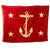 Original U.S. WWII Undersecretary of the Navy Flag Carried on USS Anacostia II (AO-94) & USS Whitehurst - Brought Home by Boatswain’s Mate - 60 x 80” Original Items