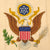 Original U.S. Vietnam War Era Assistant Secretary of the Army Flag with Painted Eagle Seal - Dated 1960 - 18 x 26” Original Items