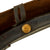 Original U.S. War of 1812 Period Mounted Dragoon Belly Cartridge Box with Tin Flute Dividers & Later-Added Gilt Button Knob Original Items