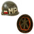 Original U.S. Vietnam War 519th Military Police Battalion Ingersoll M1 Helmet with Liner and Chin Strap Original Items