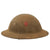 Original U.S. WWI 5th “Red Diamond” Division M1917 Doughboy Helmet - Complete with Broken Chinstrap Original Items