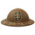 Original U.S. WWI 79th Infantry Division Painted British Made M1917 Doughboy Helmet with Battles & Regiment Painted on Rim Original Items