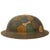 Original U.S. WWI Named Army Service Corps Camouflage Painted British-Made Mk. I Doughboy Helmet with Liner - Prisoner of War Escort Company 85 Original Items
