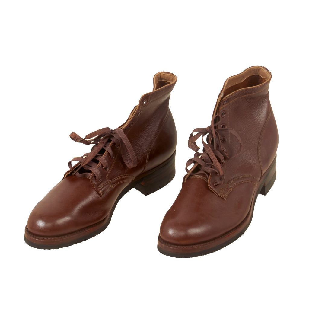 Original U.S. WWII Women’s Army Corps Service Boots by Selby Shoe Co. - Size 5 1/2 Original Items