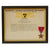 Original U.S. WWII Framed 83rd Infantry Division Bronze Star & Citation Certificate Named to Captain Francis J. Renzulli, 308th Medical Battalion - 9¼ x 11¼” Original Items