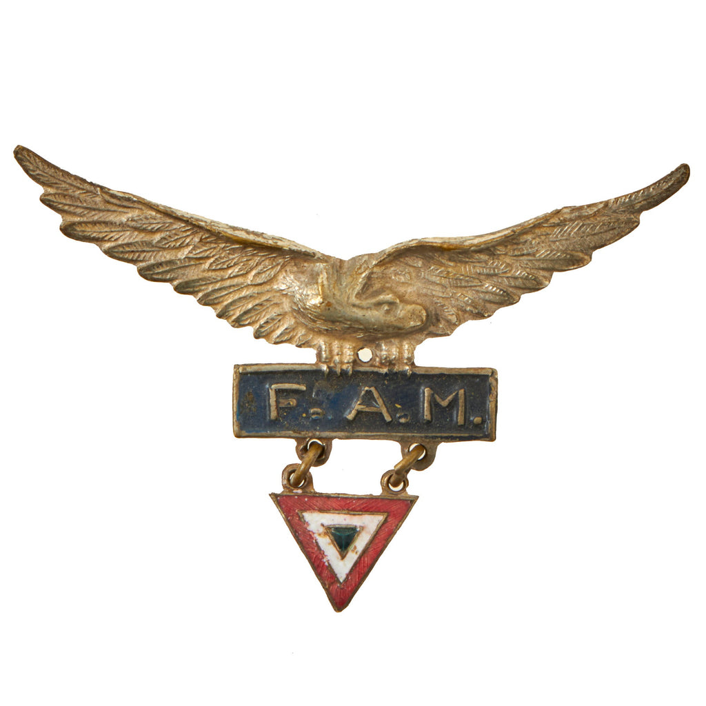Original Mexican WWII Aztec Eagles 201st Squadron Philippine-Made Pilot Wings - Only 30 Pilots Total Original Items