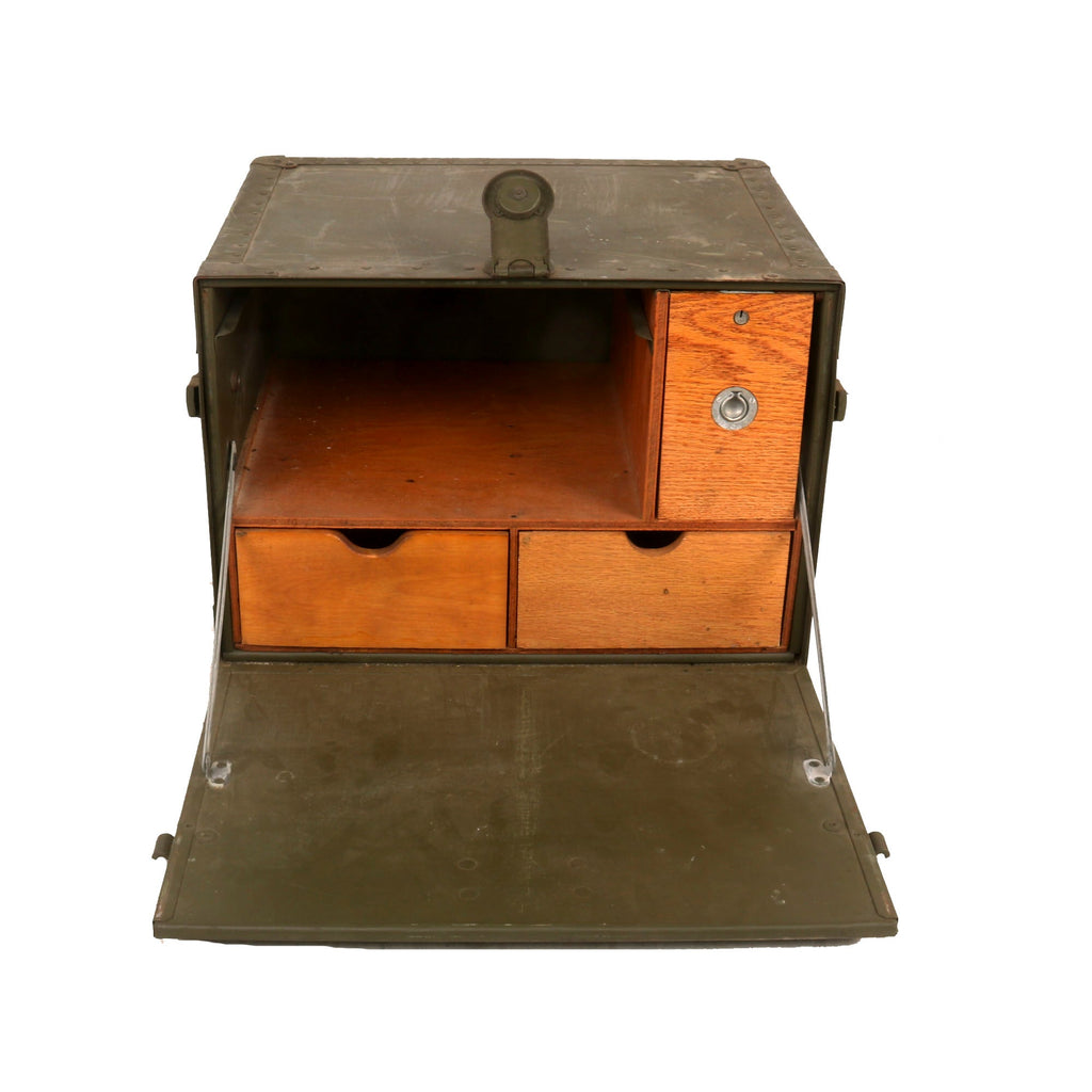 Original U.S. WWII 1942 Dated Army Officer's Folding Field Desk by
