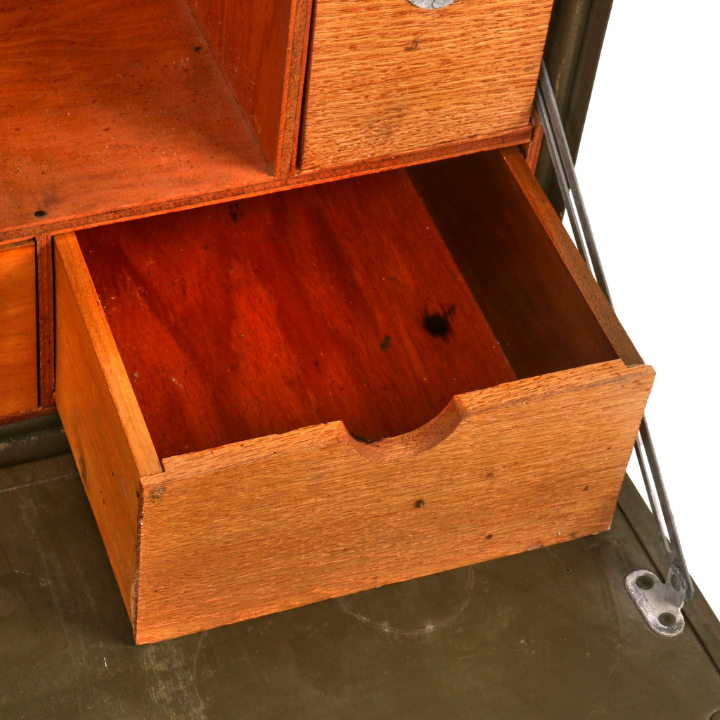 Original U.S. WWII 1942 Dated Army Officer's Folding Field Desk by