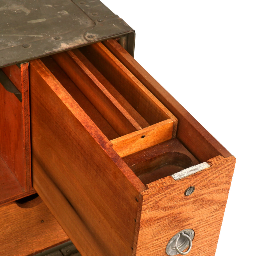 Original U.S. WWII 1942 Dated Army Officer's Folding Field Desk by