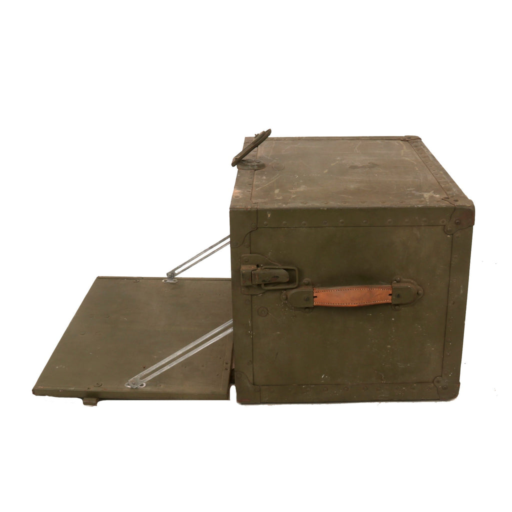 Original U.S. WWII 1942 Dated Army Officer's Folding Field Desk by
