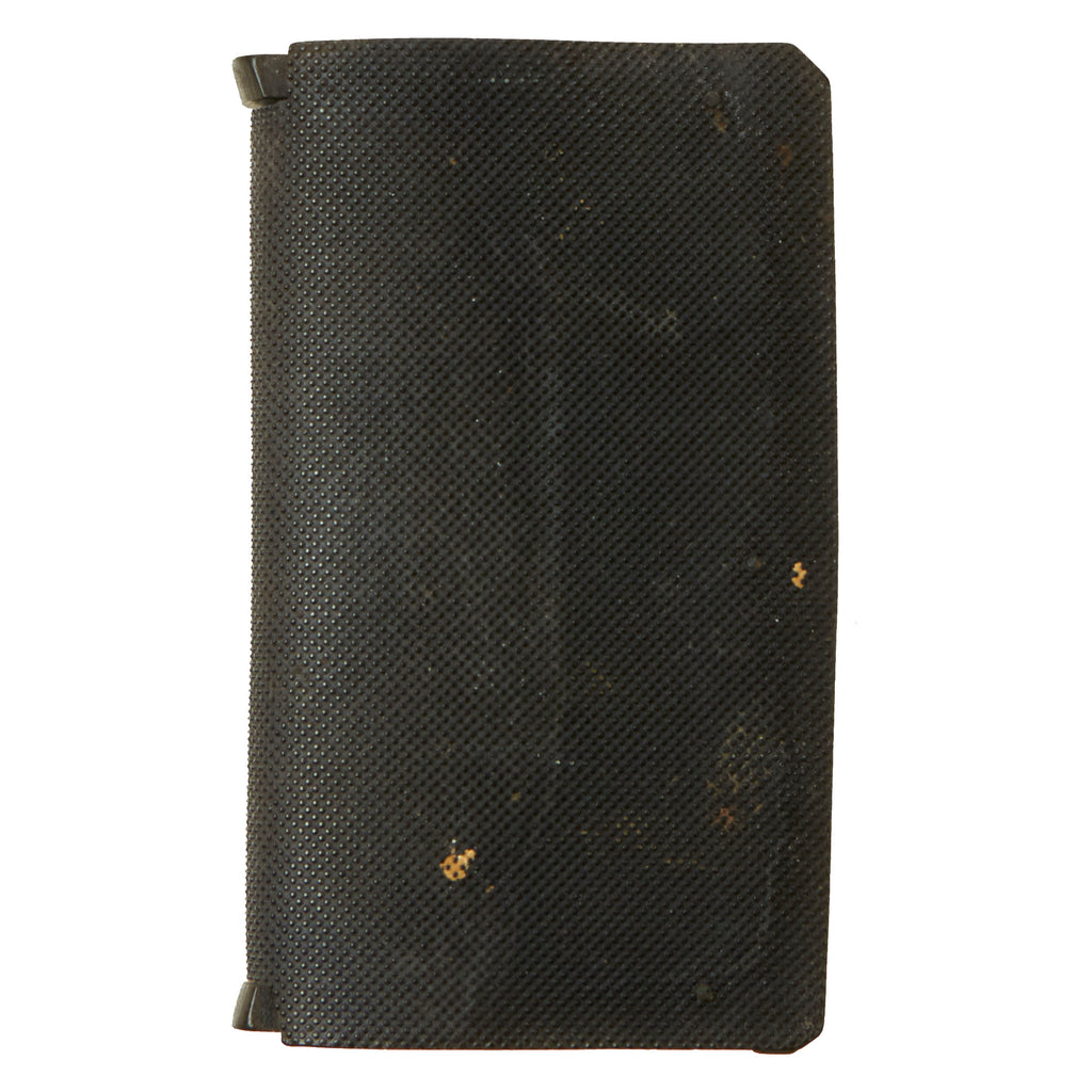Original U.S. Civil War Gutta Percha Hard Rubber Match Safe with Patri