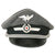 Original German WWII RLB Air Protection League Officer's Schirmmütze Visor Cap with Location Marking - Size 58cm Original Items