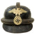 Original German WWII Early 1st Pattern NSKK Padded Leather Crash Helmet with Full Liner & Strap - Size 55 Original Items