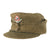 Original German WWII RAD Labor Service EM/NCO M43 Brown Wool Field Cap - Einheitsmütze Original Items