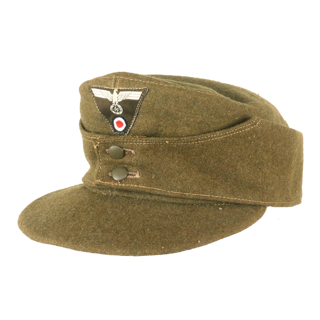 Original German WWII Organisation TODT M43 EM/NCO Feldmütze Field Cap - Size 56 Original Items