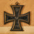 Original U.S. WWI Framed Captured Souvenir German Iron Cross 2nd Class EKII with YMCA Letter Sent Home - 8 ⅞" x 10 ⅞” Original Items
