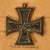 Original U.S. WWI Framed Captured Souvenir German Iron Cross 2nd Class EKII with YMCA Letter Sent Home - 8 ⅞" x 10 ⅞” Original Items