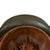 Original Rare German WWII Named Kriegsmarine Navy M35 Single Decal Overpaint Camouflage Helmet & 56cm Liner - SE64 Original Items
