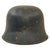 Original German Pre-WWII Early Commercially Manufactured M1916 Police Helmet Converted to Luftschutz Helmet with 1936 Dated 56cm Liner Original Items
