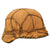 Original German WWII M40 Luftwaffe Helmet with Period Applied Burlap & German Issue Jute Foliage Net with 56cm Liner - Stamped hkp64 Original Items