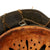 Original German WWII M40 Luftwaffe Helmet with Period Applied Burlap & German Issue Jute Foliage Net with 56cm Liner - Stamped hkp64 Original Items