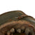Original German WWII Heer Army DAK Afrikakorps "Pink" Camouflage Single Decal M35 Helmet with 1938 Dated 53cm Liner & Chinstrap - Stamped EF60 Original Items