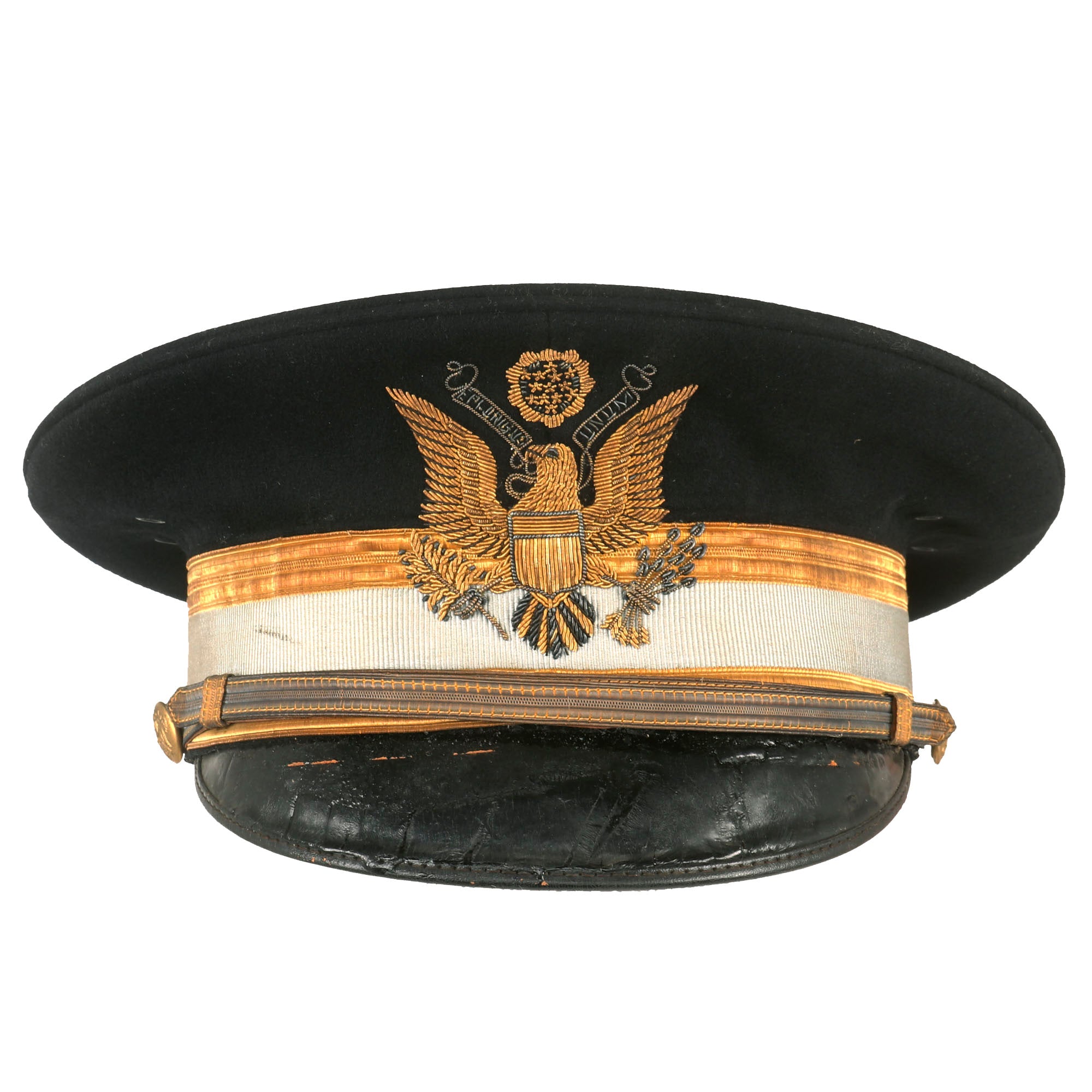 オランダ　王立軍警察　特殊部隊　ベレー帽　サイズ55-56Cm Original WWI Era U.S. Army M1902 Infantry Officer's Visor Cap by