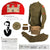 Original U.S. WWI Phenomenal Identified 78th Division Engineer Uniform Grouping with One-of-a-Kind Patch & Decorated SBR Gas Mask to Italian-Born Immigrant - 303rd Engineer Regiment Original Items