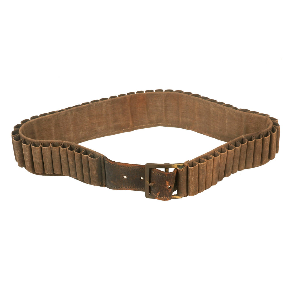 Original U.S. Indian Wars M1876 Prairie Cartridge Belt for Springfield Trapdoor .45-70 by Watervliet Arsenal Original Items