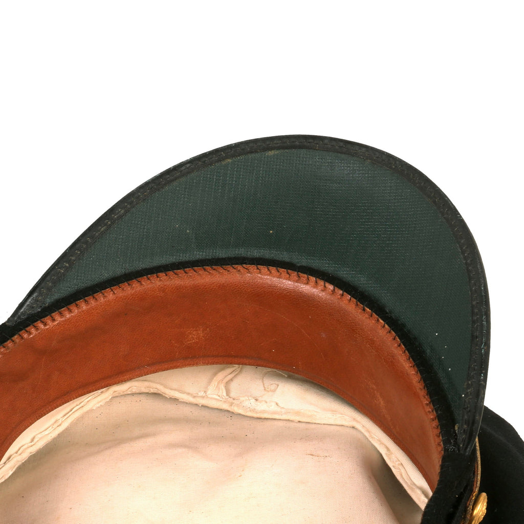 Original U.S. WWII Named Coast Guard Officer Visor Hat 7⅛