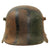 Original Imperial German WWI U.S. Mail Home M16 Stahlhelm Helmet with Panel Camouflage Paint - George E. Beck, 112th Engineers, 37th “Buckeye” Division - ET64 Original Items