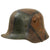 Original Imperial German WWI U.S. Mail Home M16 Stahlhelm Helmet with Panel Camouflage Paint - George E. Beck, 112th Engineers, 37th “Buckeye” Division - ET64 Original Items