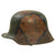 Original Imperial German WWI U.S. Mail Home M16 Stahlhelm Helmet with Panel Camouflage Paint - George E. Beck, 112th Engineers, 37th “Buckeye” Division - ET64 Original Items