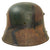 Original Imperial German WWI U.S. Mail Home M16 Stahlhelm Helmet with Panel Camouflage Paint - George E. Beck, 112th Engineers, 37th “Buckeye” Division - ET64 Original Items