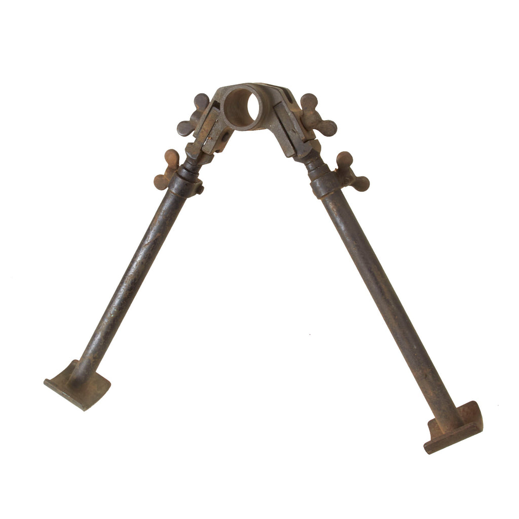 Original U.S. WWI - WWII M1918A2 Browning Automatic Rifle BAR Early Pattern Adjustable Bipod - Fully Functional Original Items