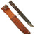 Original U.S. WWII USMC KA-BAR Fighting Knife by Camillus with Leather Scabbard - With Camillus Cutlery Kabar “Care Card” Original Items
