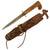 Original U.S. WWII French Nouméa New Caledonia Fighting Knife with Stag Handle & M6 Scabbard - Dated 1943 Original Items