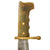 Original U.S. WWII Collins & Co. Legitimus No.18 Machete V44 Knife with Green Horn Handle in Original Scabbard Original Items