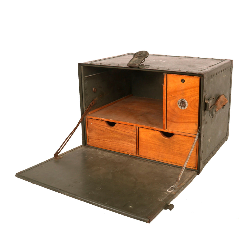 Original U.S. WWII 1942 Dated Army Officer's Folding Field Desk by