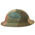 Original U.S. WWI 90th Division Texas & Oklahoma Draftees M1917 Panel Camouflage Painted Doughboy Helmet Shell Original Items