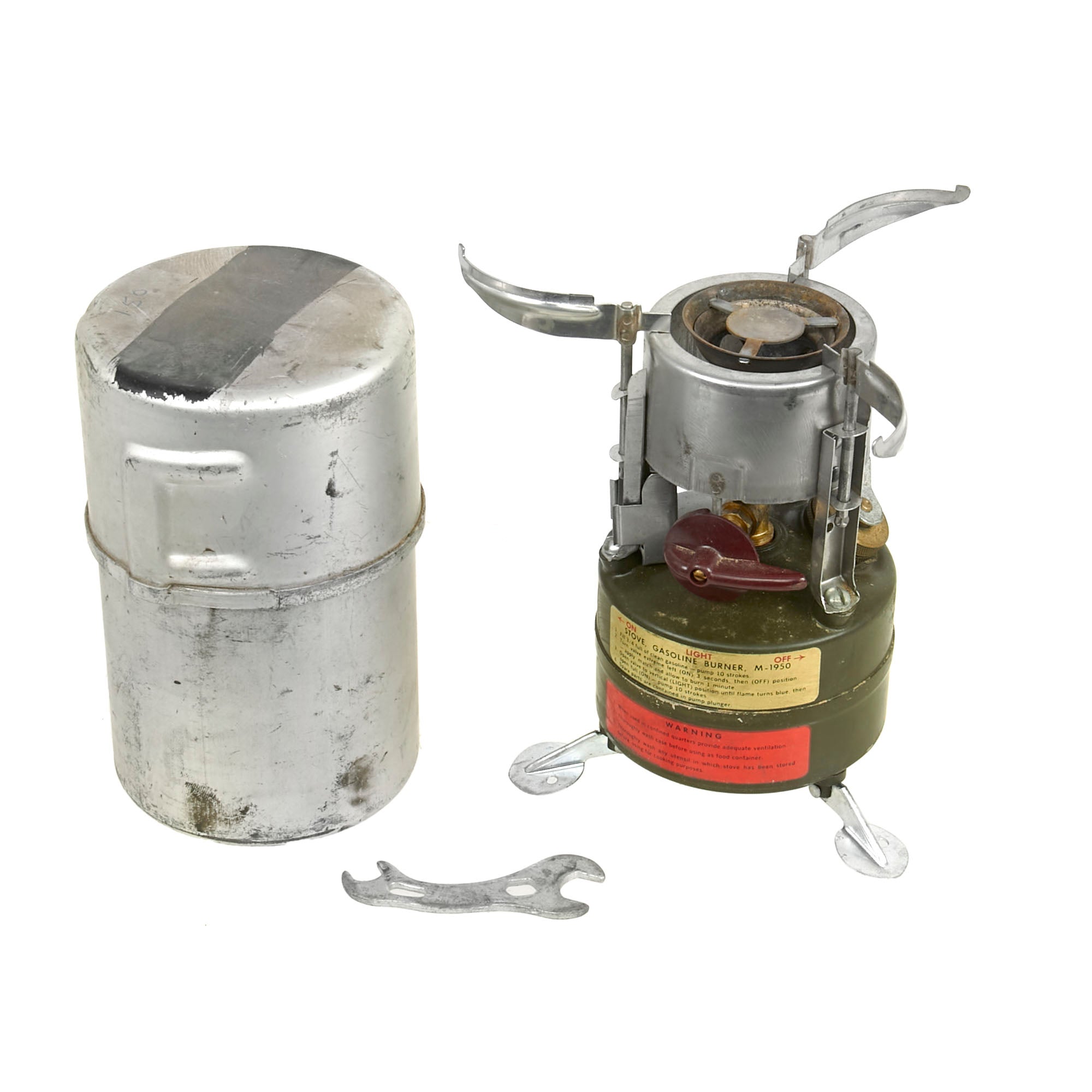 Original Vietnam War U.S. Issue Rogers Gasoline Camp Stove in