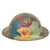 Original U.S. WWI M1917 Army Air Service Doughboy Helmet Shell with Panel Camouflage Paint & Painted Sopwith Camel Original Items