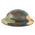 Original U.S. WWI M1917 Army Air Service Doughboy Helmet Shell with Panel Camouflage Paint & Painted Sopwith Camel Original Items