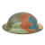 Original U.S. WWI M1917 Army Air Service Doughboy Helmet Shell with Panel Camouflage Paint & Painted Sopwith Camel Original Items
