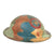 Original U.S. WWI M1917 Army Air Service Doughboy Helmet Shell with Panel Camouflage Paint & Painted Sopwith Camel Original Items